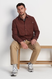 Tog 24 Brown Ingram Flannel Check Shirt - Image 4 of 7