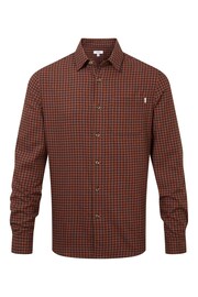 Tog 24 Brown Ingram Flannel Check Shirt - Image 7 of 7