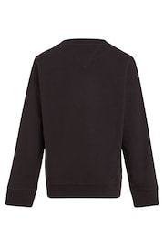 Tommy Hilfiger Essential Black Sweatshirt - Image 2 of 5