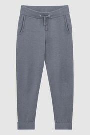 Reiss Airforce Blue Wix Senior Knitted Joggers - Image 2 of 5