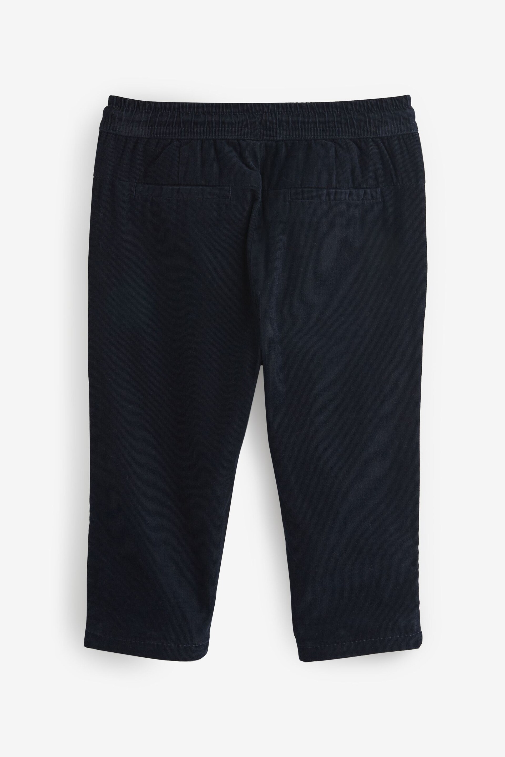 Navy Blue Corduroy Pull-On Trousers (3mths-7yrs) - Image 5 of 6