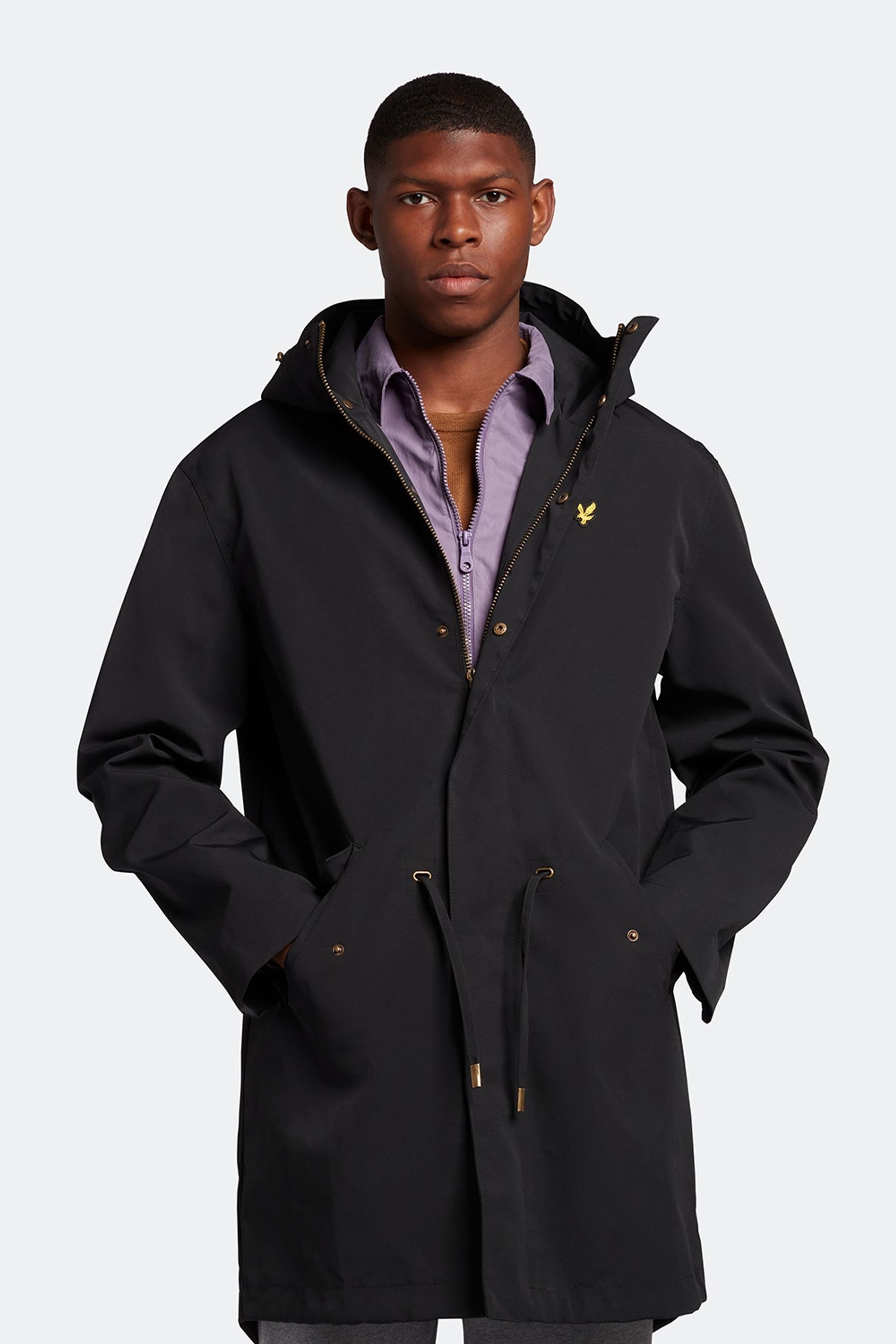 Lyle and scott trench coat on sale