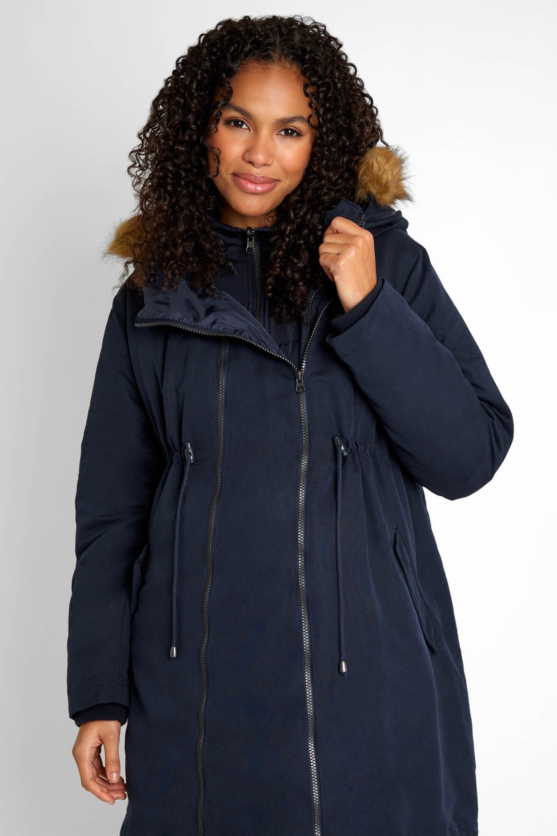 Buy JoJo Maman Bebe Navy 5 in 1 All Seasons Maternity Parka from Next France