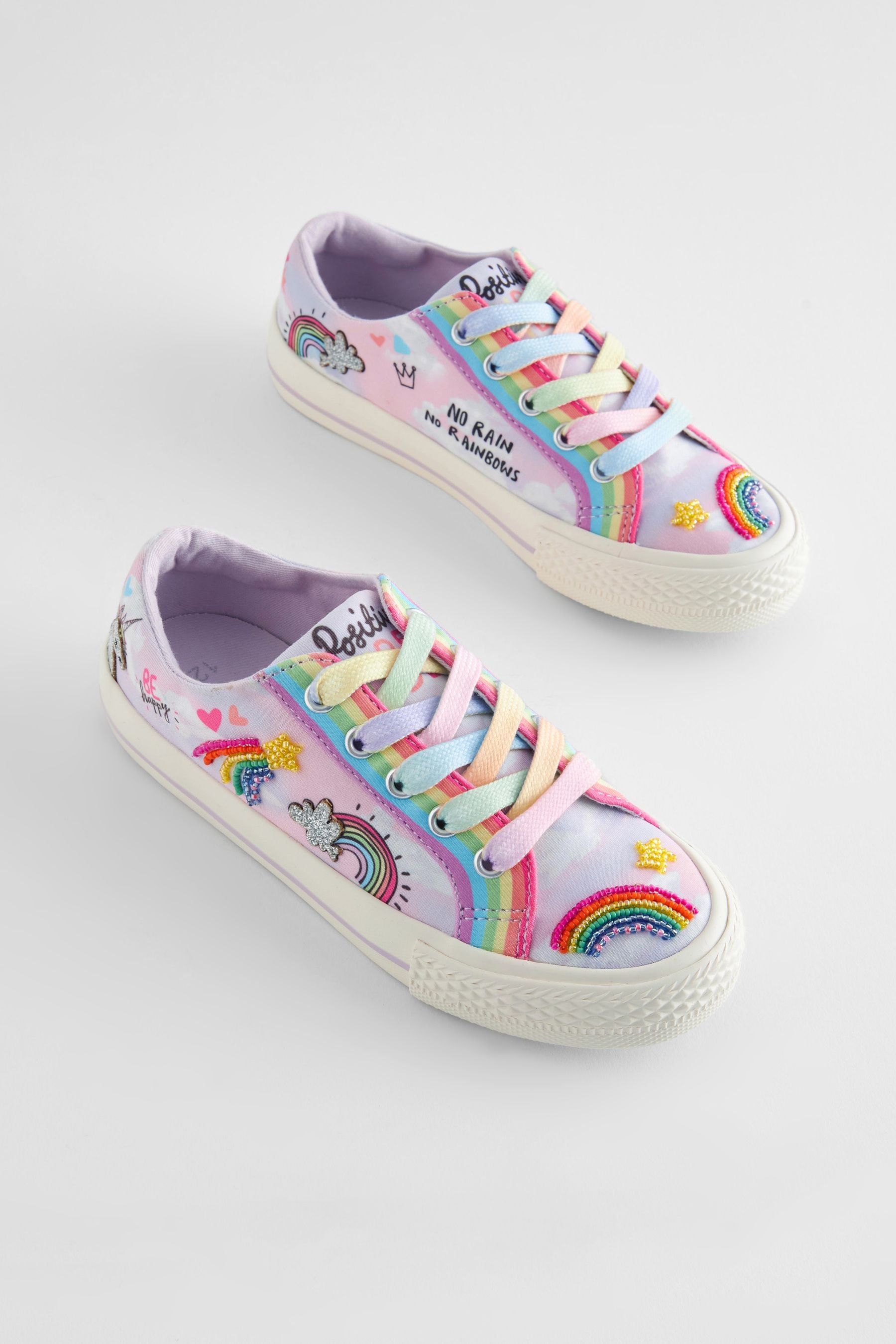 Embroidered trainers new arrivals