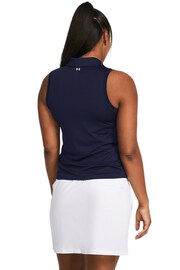 Under Armour Navy Blue/Grey Play Off Polo Shirt - Image 2 of 3