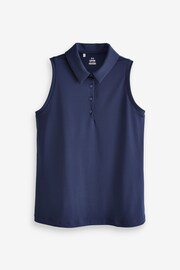 Under Armour Navy Blue/Grey Play Off Polo Shirt - Image 3 of 3