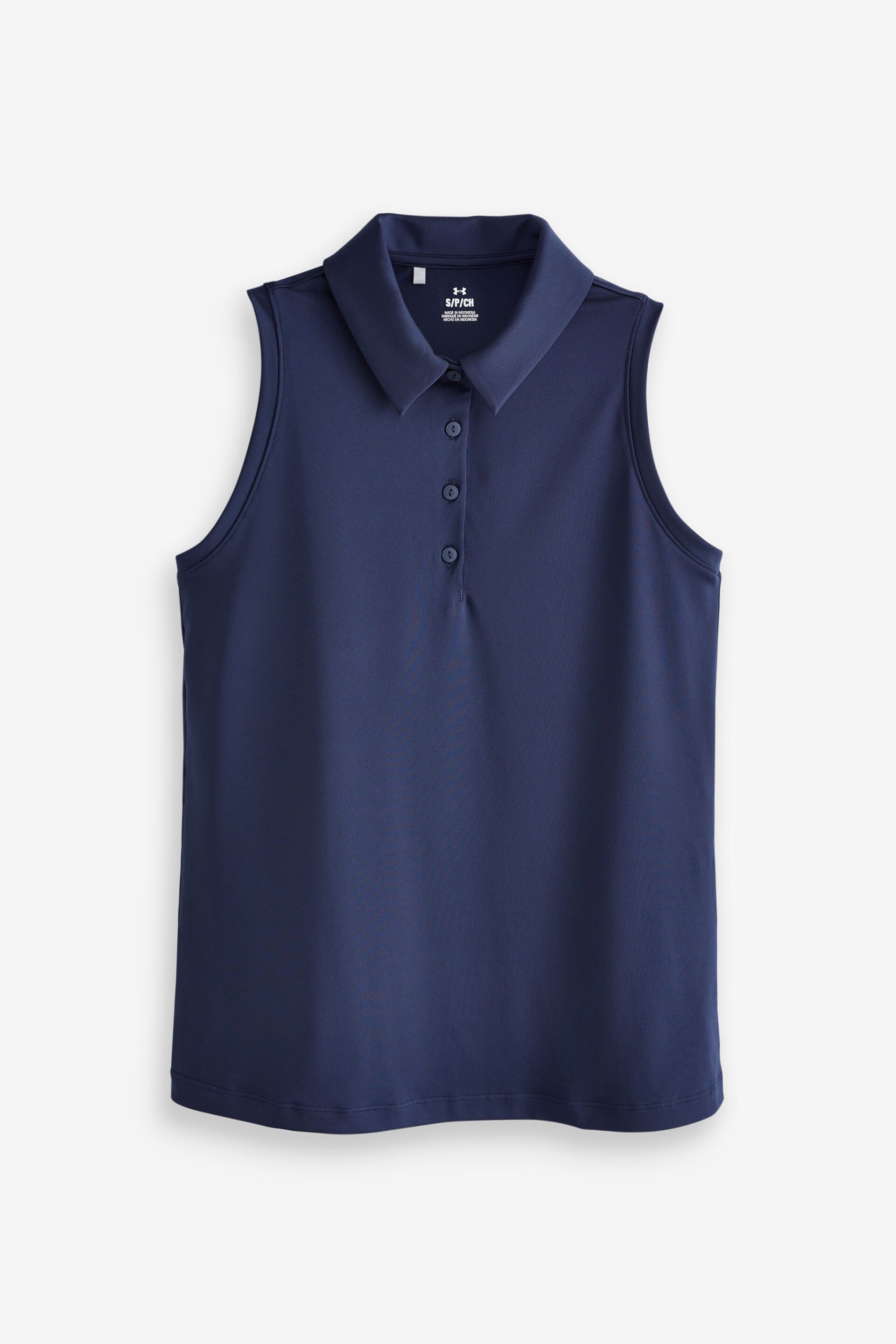 Under Armour Navy Blue/Grey Play Off Polo Shirt - Image 3 of 3