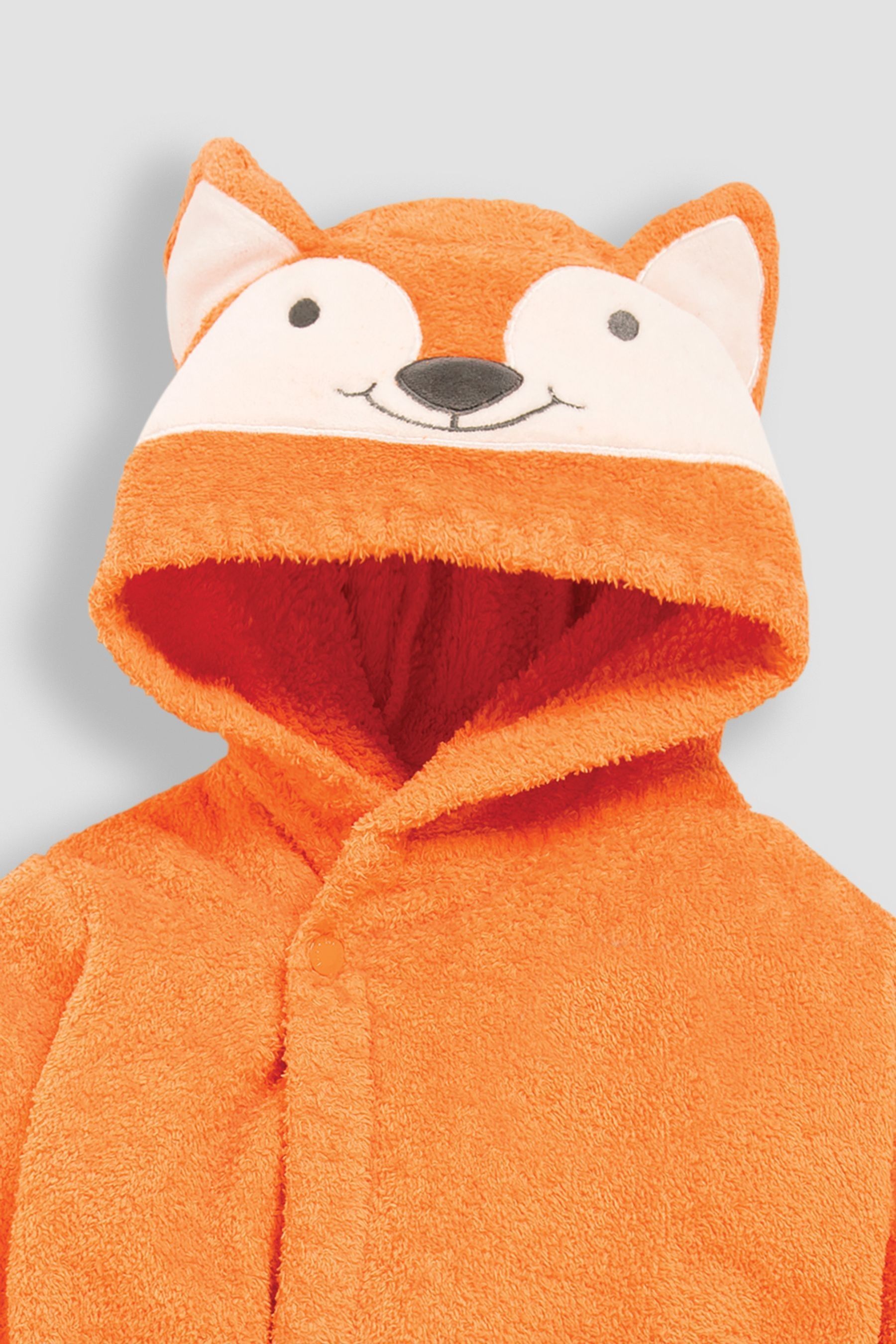 JoJo Maman Bebe Rust Fox Cotton Towelling Robe