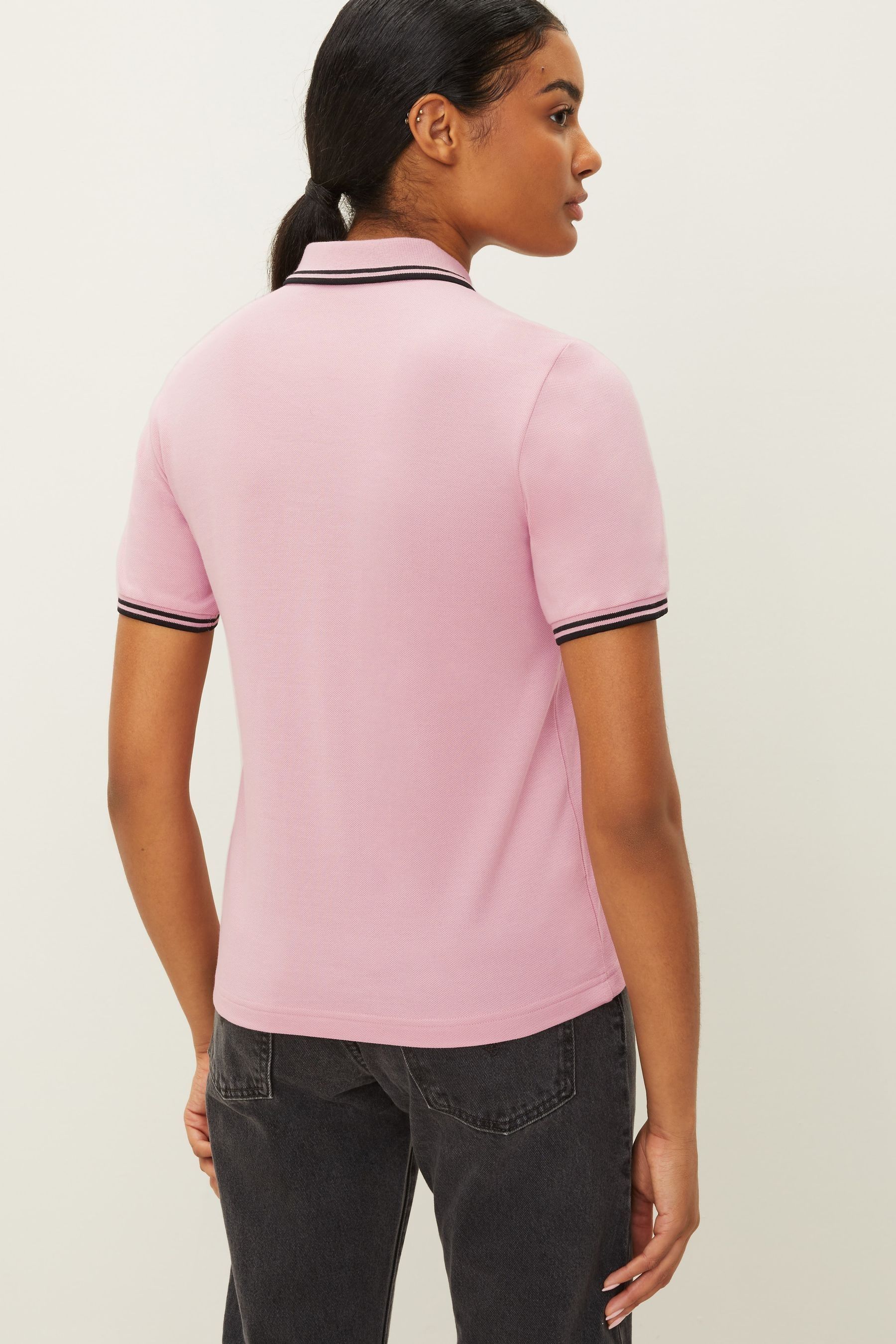 Buy Fred Perry Pink Womens Twin Tipped Polo Shirt from Next Lithuania