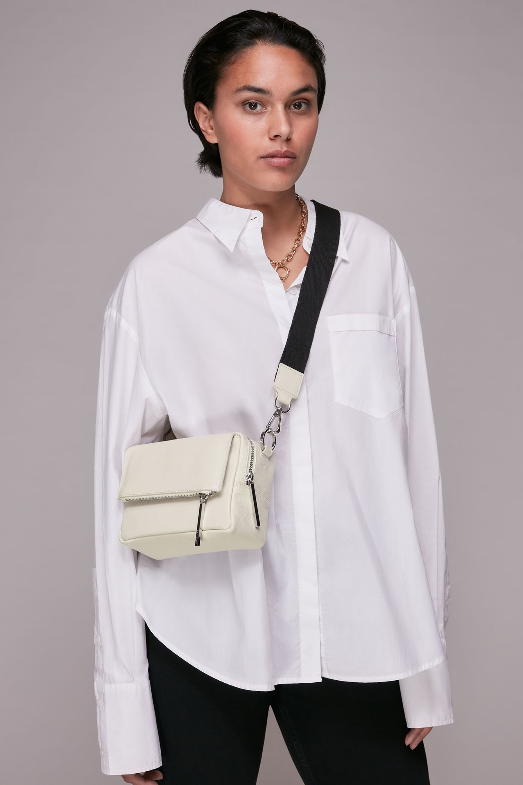 Whistles white bag store