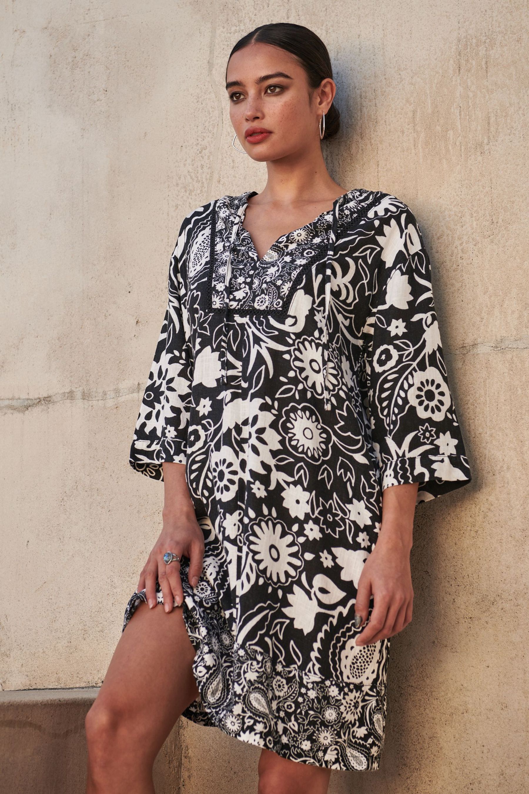 Next kaftan dress top