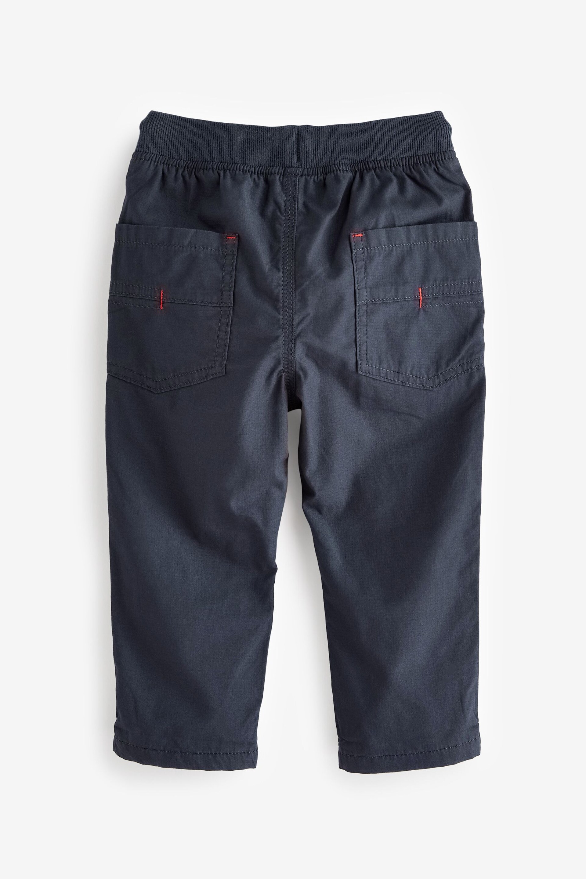 Navy Blue Lined Pull-On Trousers (3mths-7yrs) - Image 6 of 6