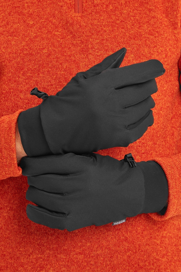 Tog 24 Black Tornado Powerstretch Windproof Gloves - Image 1 of 2