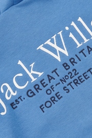 Jack Wills Blue Script Hoodie - Image 3 of 3