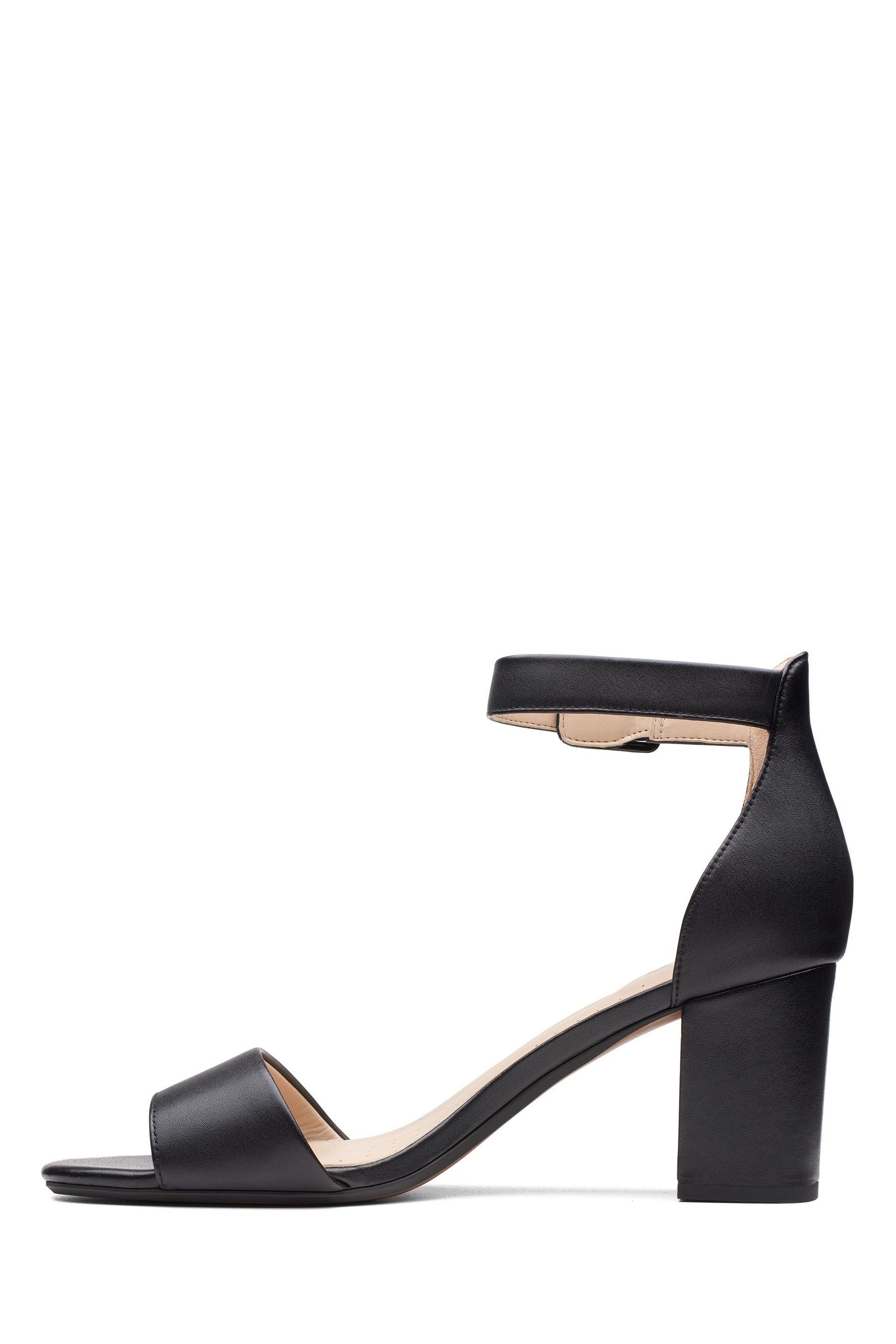Buy Clarks Black Leather Deva Mae Sandals from Next Luxembourg