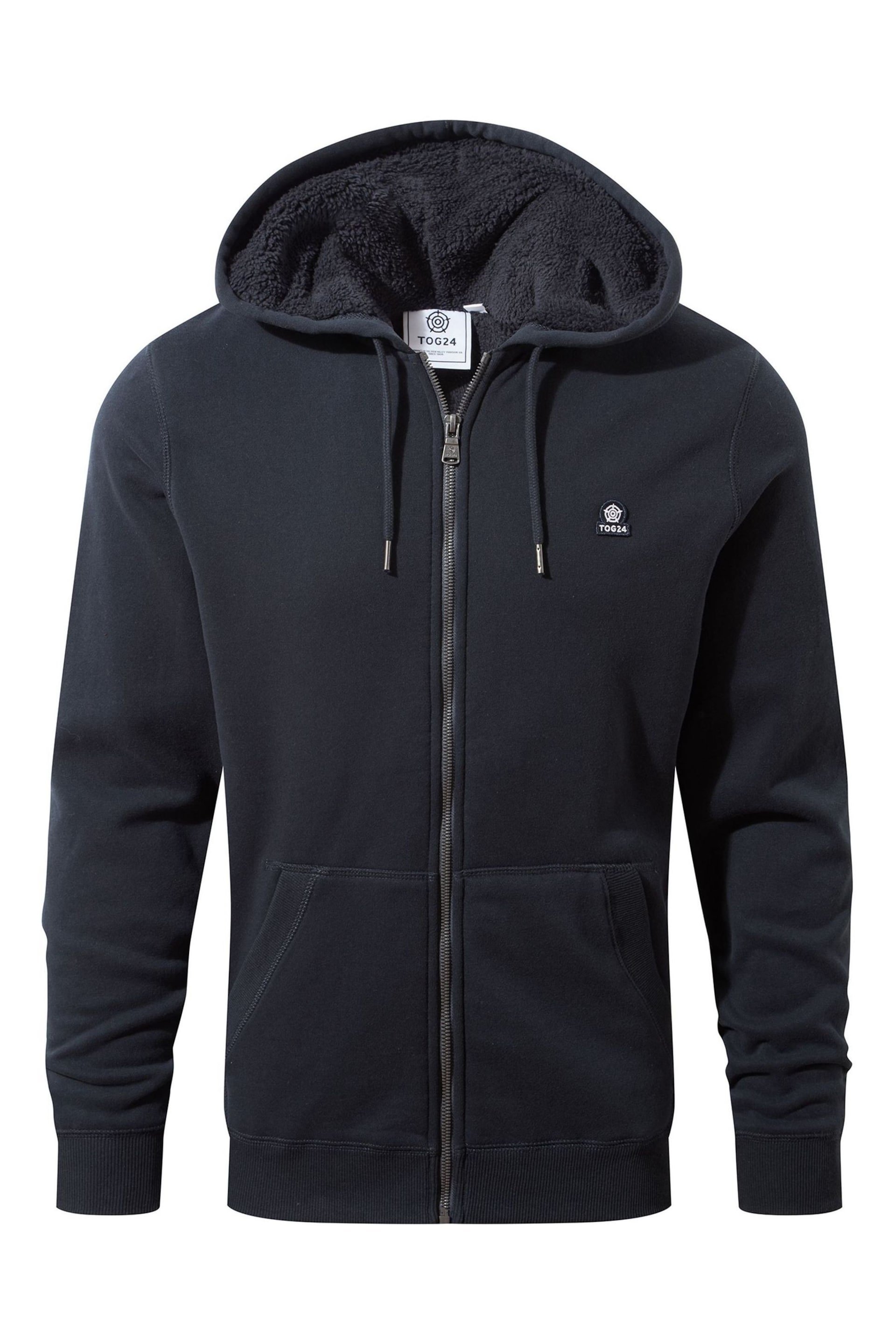 Tog 24 Blue Timble Sherpa Lined Hoodie - Image 8 of 8