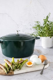 Masterclass Green Cast Aluminium 5 L Casserole - Image 3 of 3