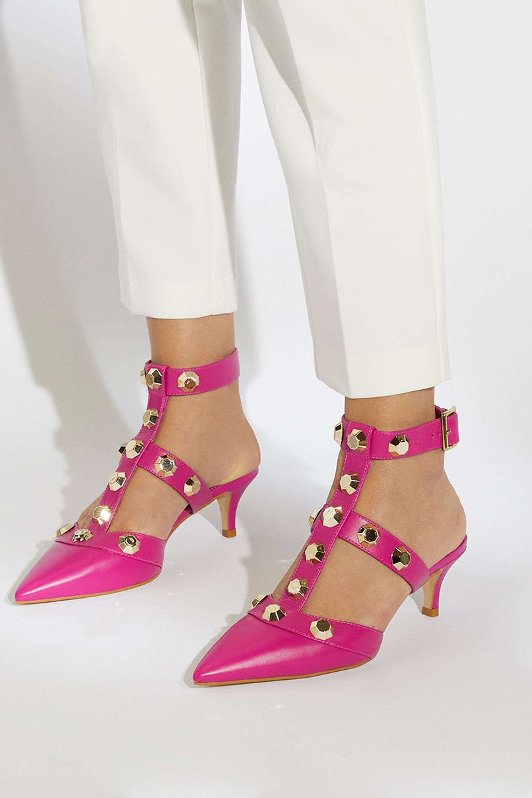 Dune studded kitten heels hot sale