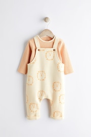 Neutral Lion Baby Jersey Dungarees And Bodysuit Set (0mths-2yrs) - Image 1 of 4