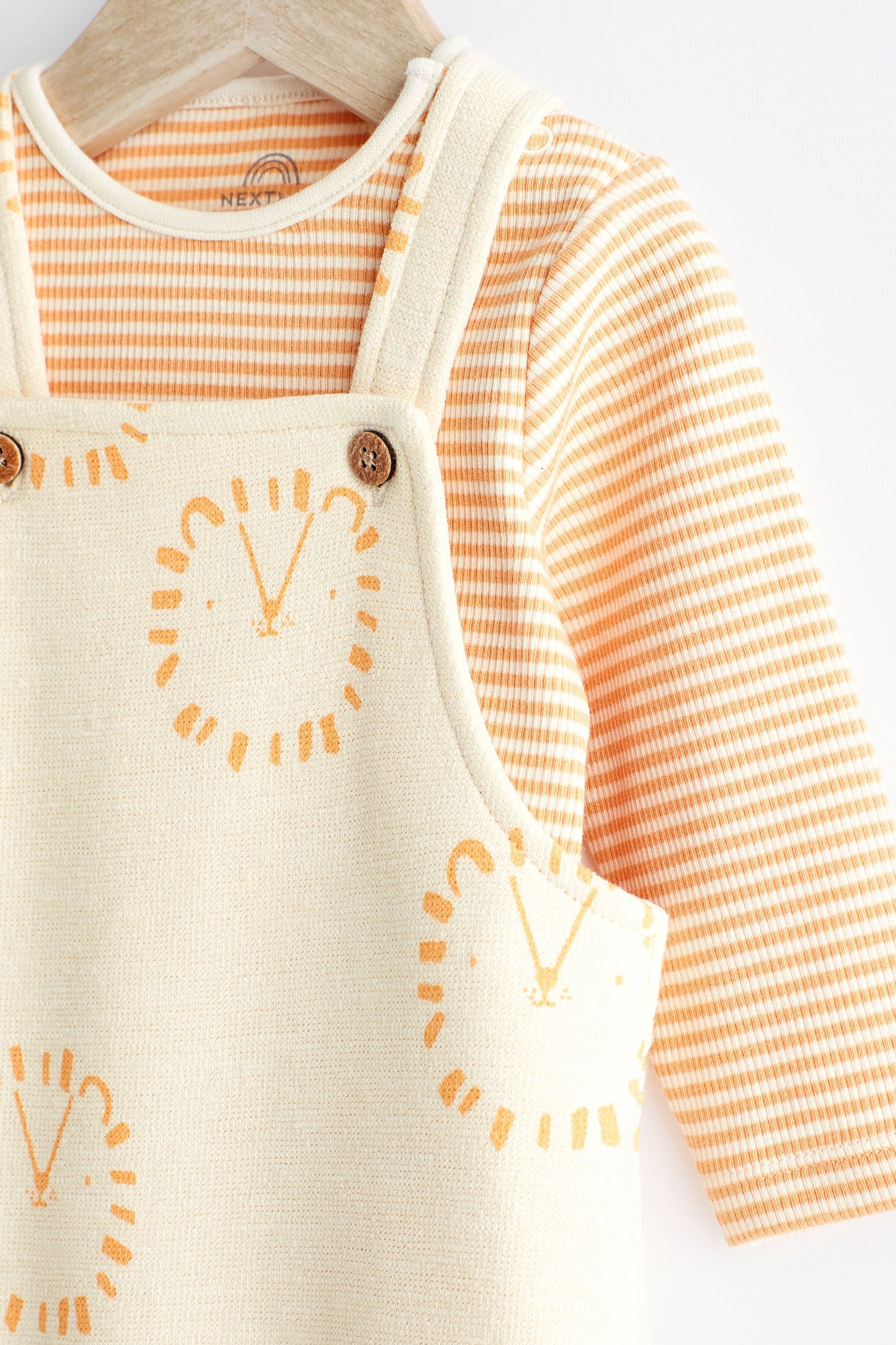Neutral Lion Baby Jersey Dungarees And Bodysuit Set (0mths-2yrs) - Image 4 of 4