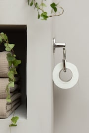 Robert Welch Silver Burford Toilet Roll Holder Swing - Image 2 of 4