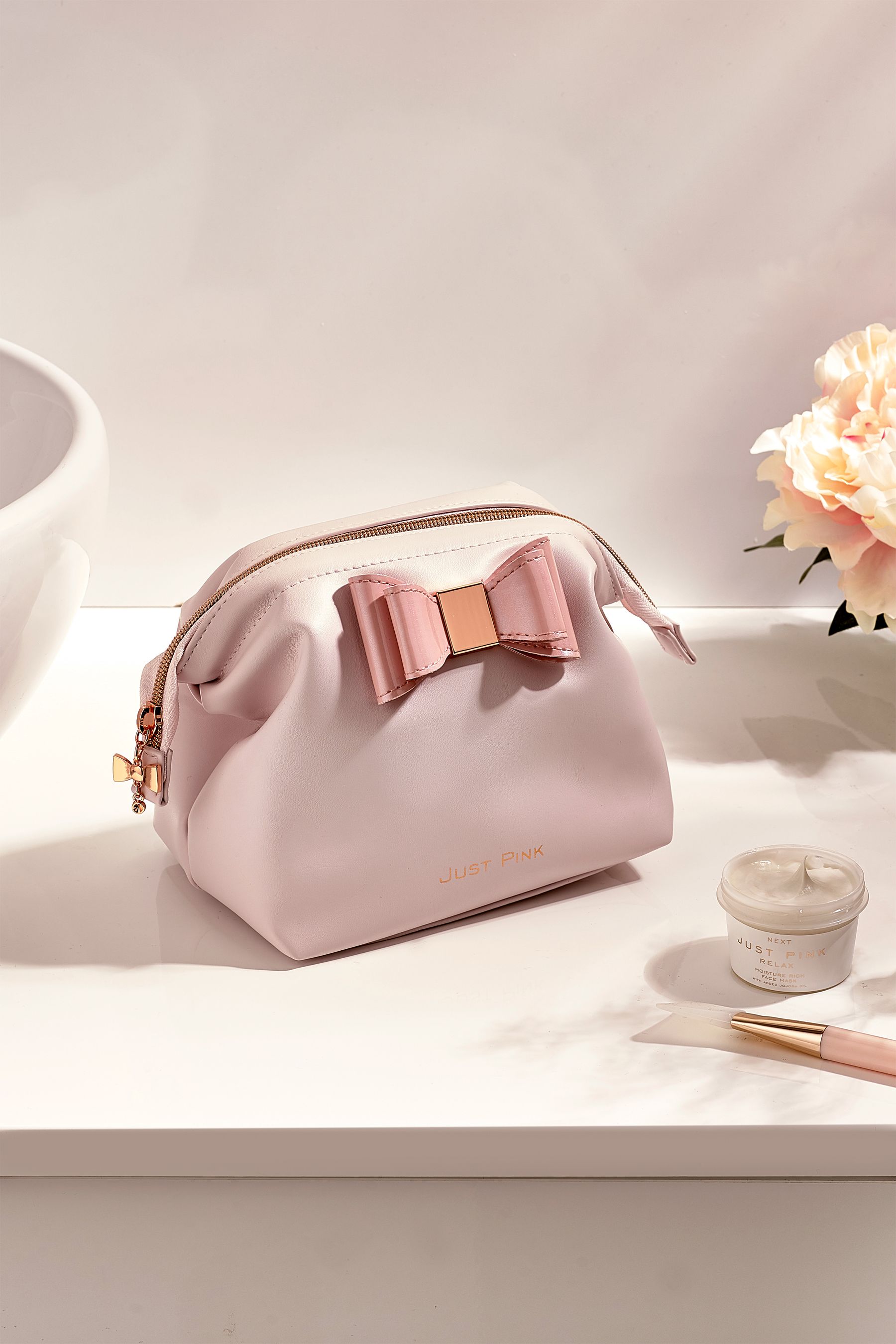 Next pink bag top