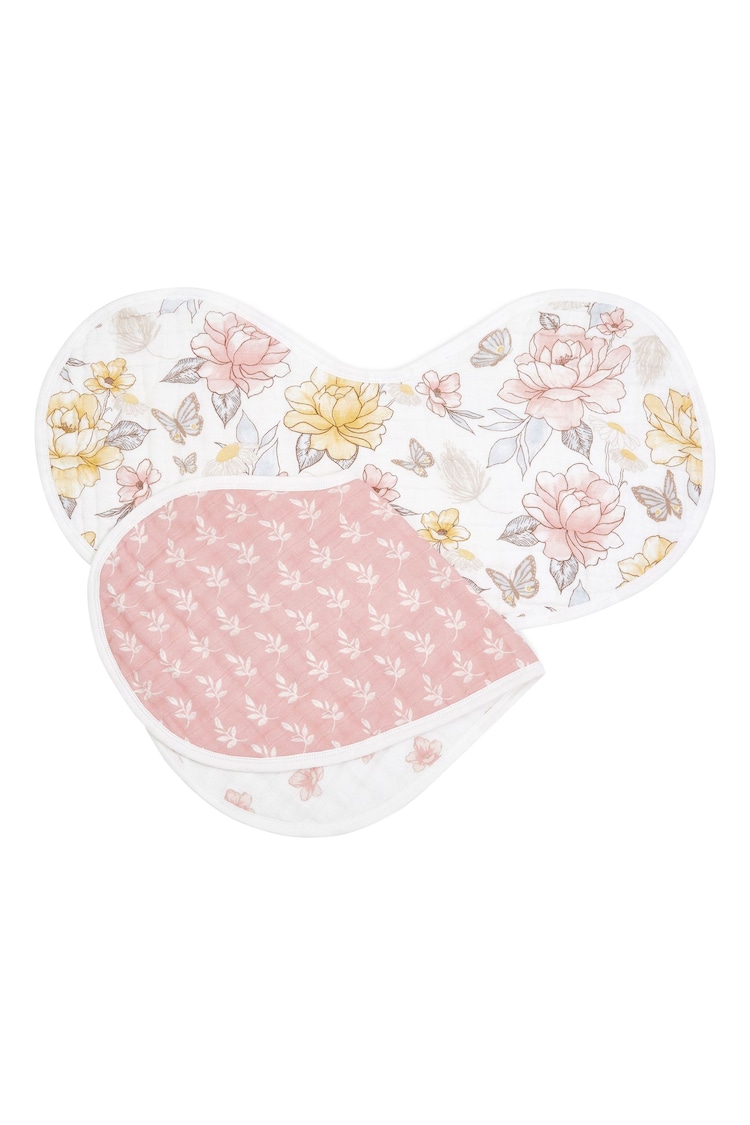 aden + anais Burpy Organic Cotton Muslin Bibs 2 Pack - 圖片 2，共 6