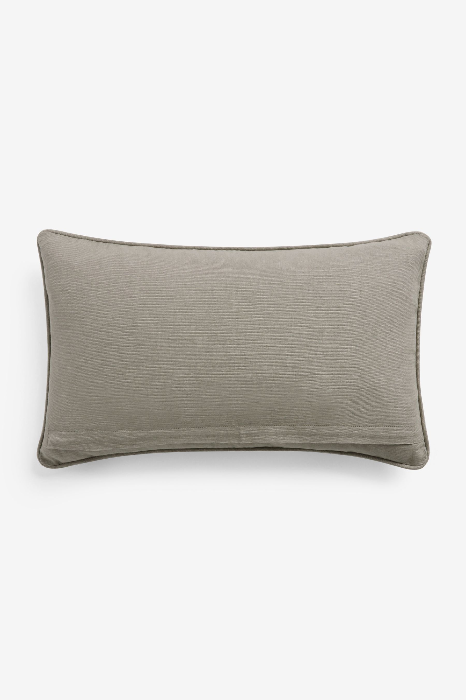 Buy Grey There s No Place Like Home Embroidered Oblong Cushion from Next Luxembourg