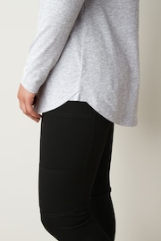 Grey Longline Long Sleeve Top - Image 4 of 5