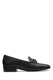 Clarks Black Leather Seren30 Easy Shoes - Image 1 of 7