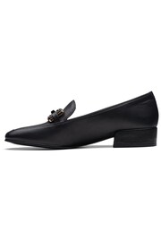 Clarks Black Leather Seren30 Easy Shoes - Image 2 of 7