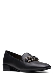 Clarks Black Leather Seren30 Easy Shoes - Image 3 of 7