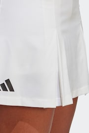 adidas White Tennis Club Pleated Skirt - Image 4 of 6