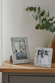 Blue Ditsy Photo Frame - Image 2 of 5