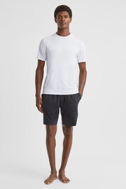 Reiss White Holt Jersey Crew Neck Short Sleeve T-Shirt - Image 3 of 5