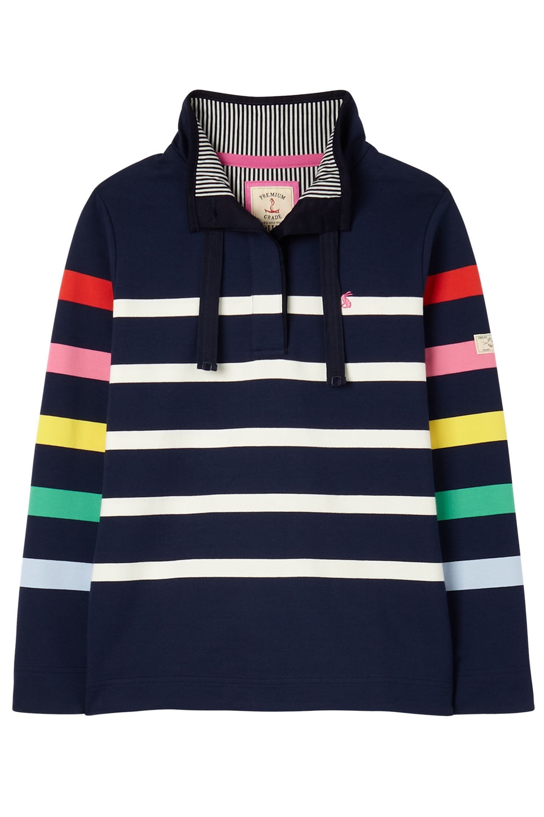 Buy Joules Blue Saunton Funnel Neck Sweatshirt from Next Poland