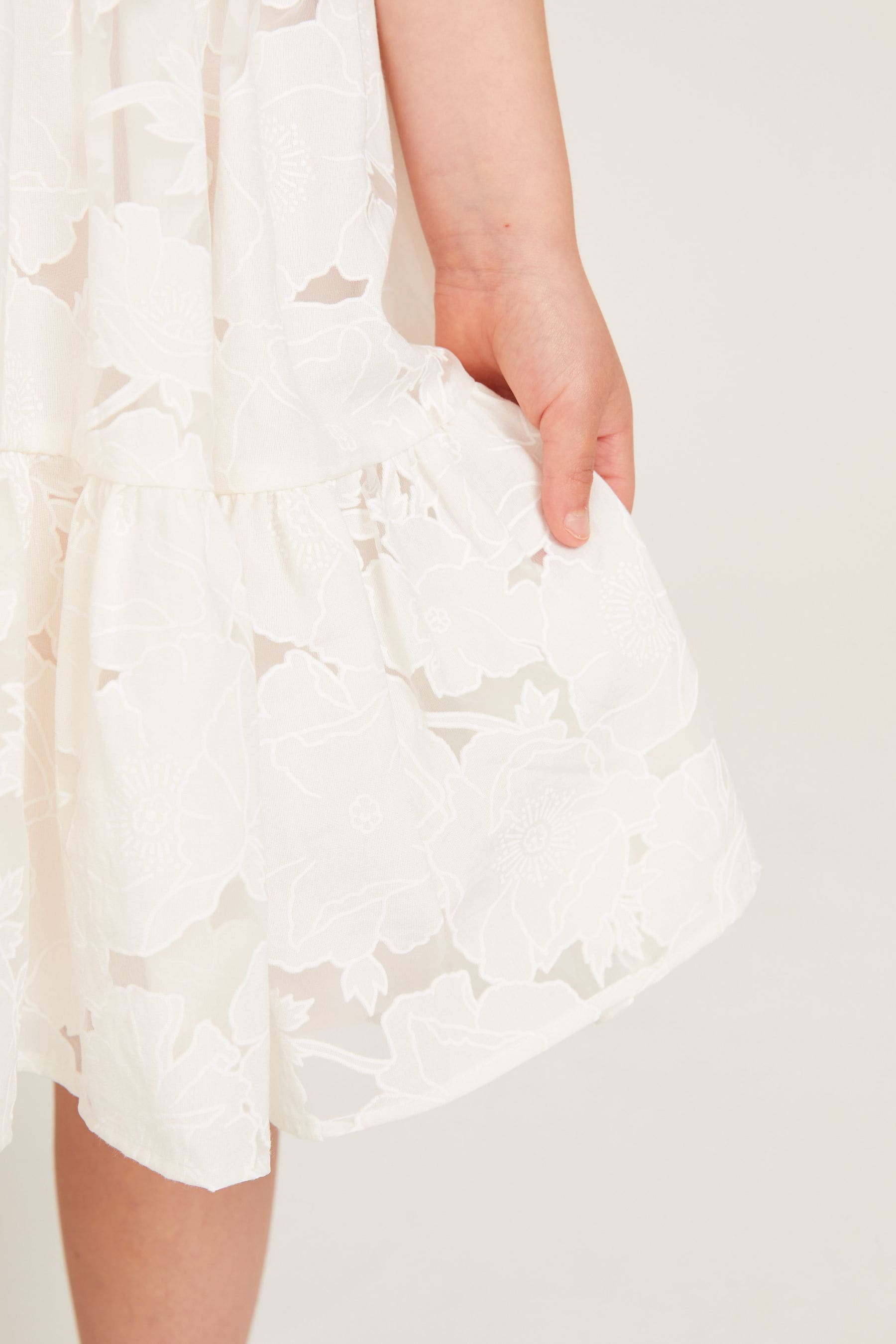 Ted baker white ruffle dress clearance