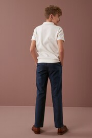 Navy Blue Premium Chino Trousers (3-16yrs) - Image 2 of 5