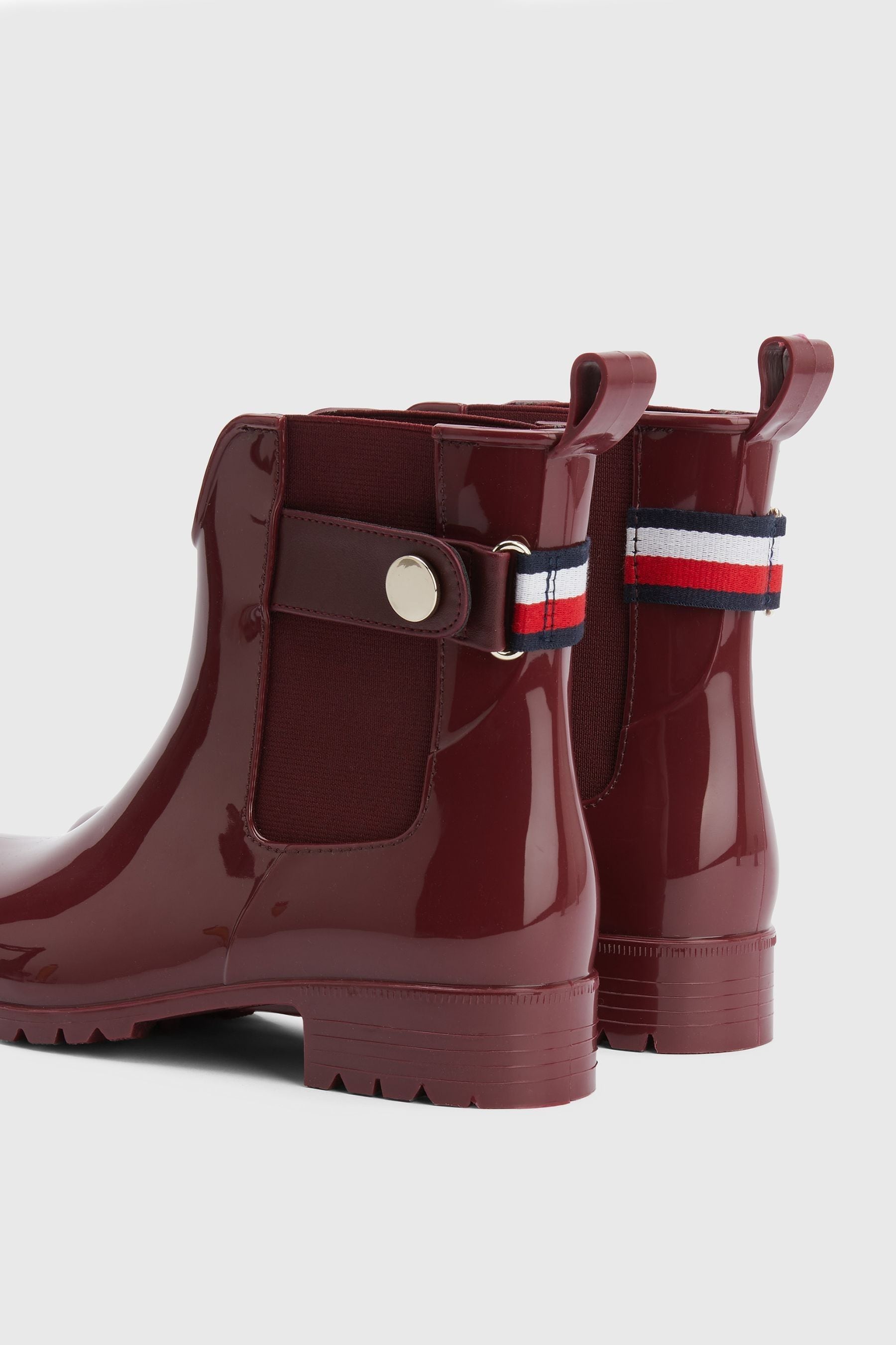 Buy Tommy Hilfiger Red Ankle Rain Boots from Next Luxembourg