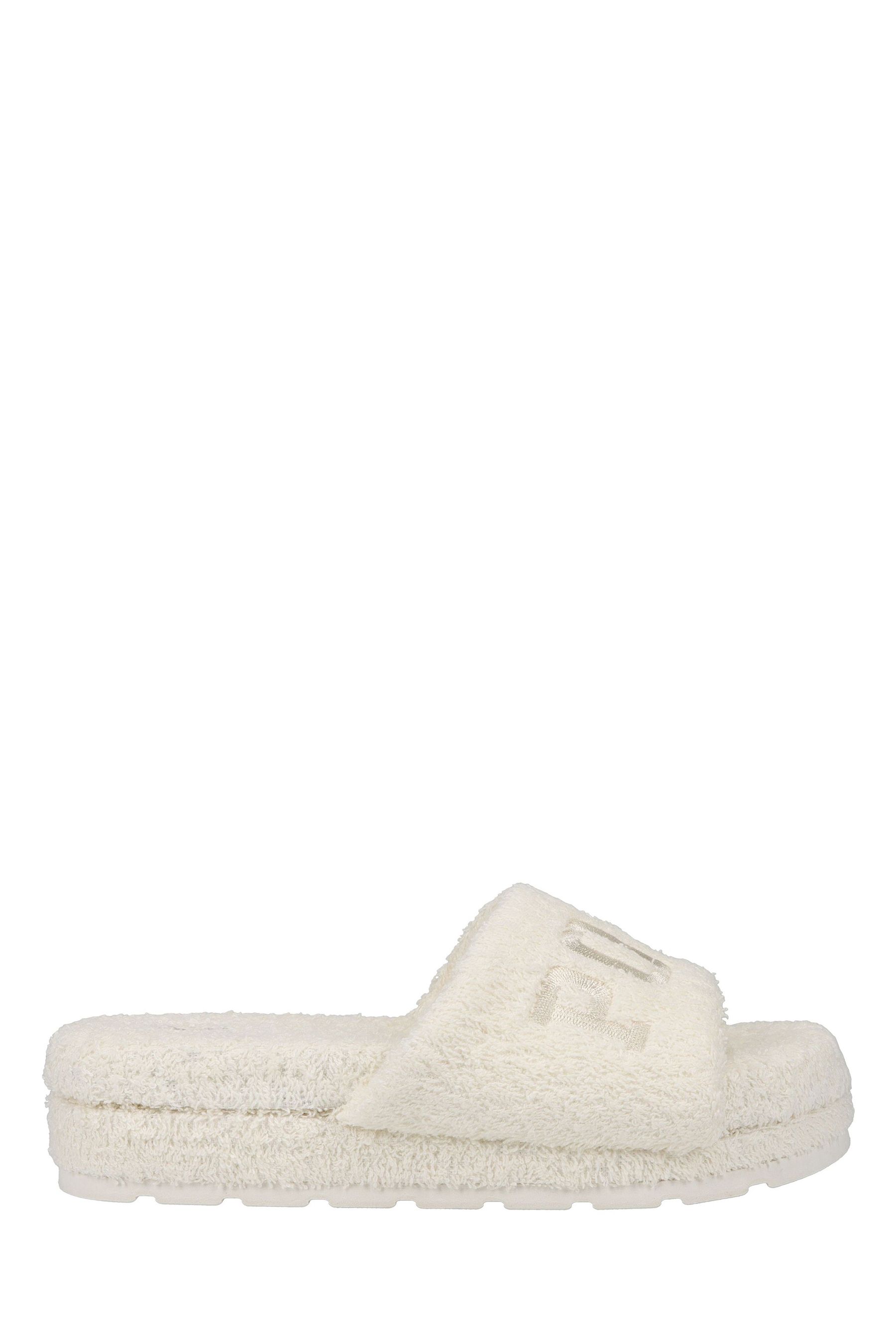 Buy Polo Ralph Lauren Cream Teddy Robin Platform Slippers from Next Luxembourg