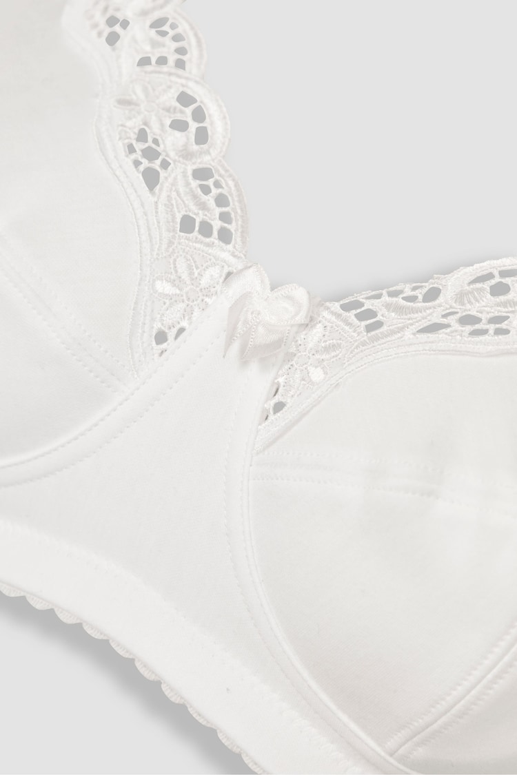 Emma Jane White Emma Jane Lace Trim Maternity & Nursing Bra - Image 5 of 5