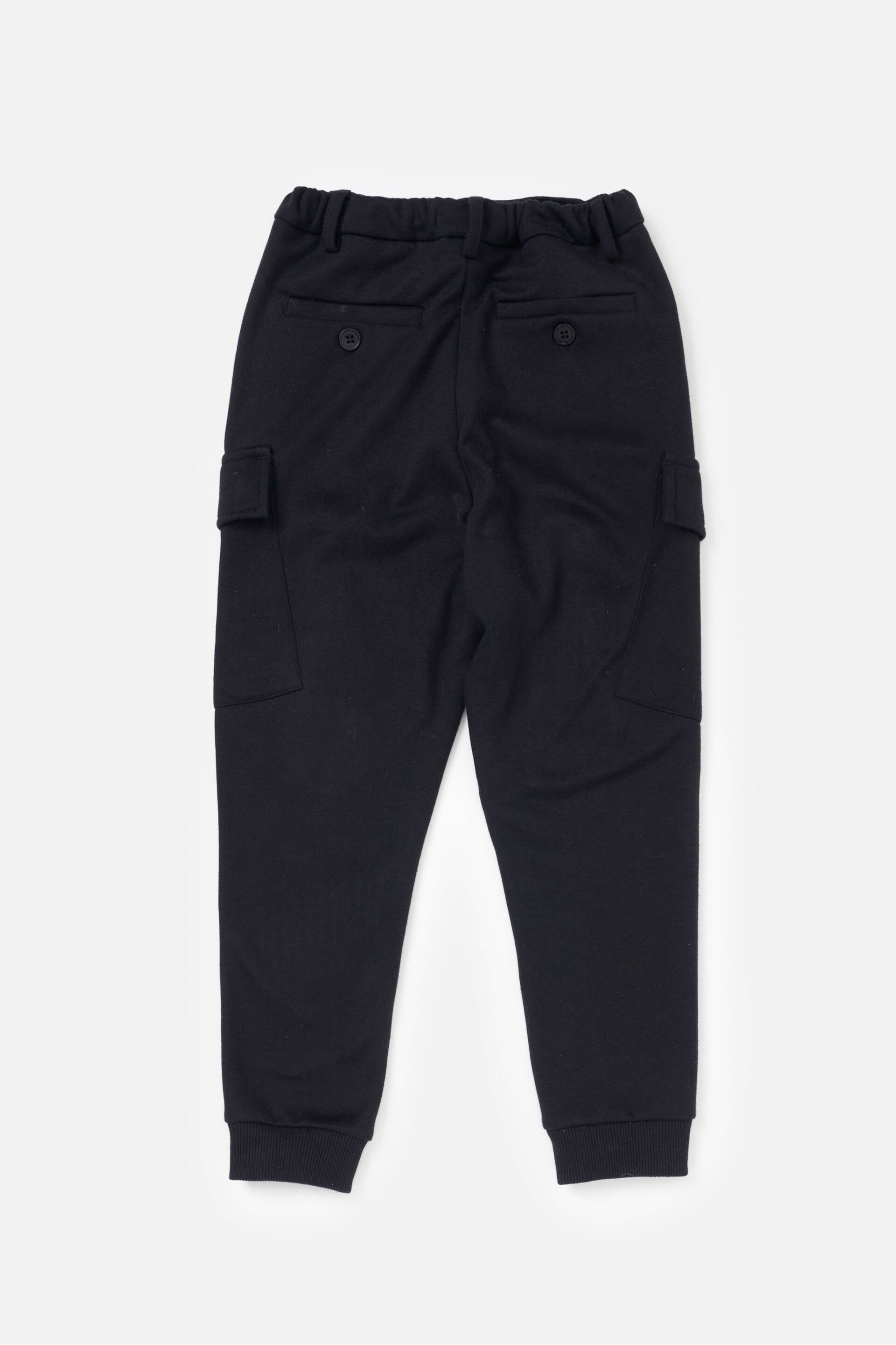 Angel & Rocket Blue Smart Cargo Trousers - Image 3 of 4