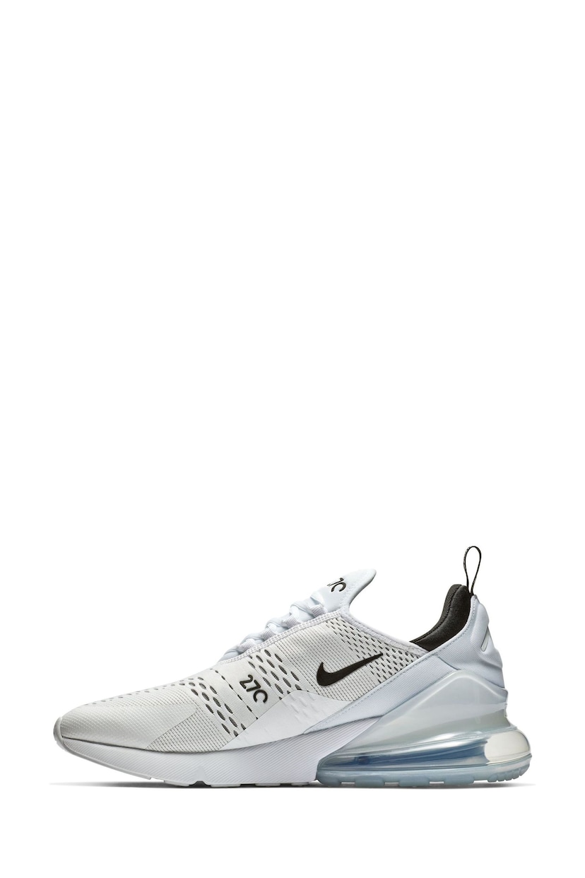 Nike White Air Max 270 Trainers - Image 3 of 9