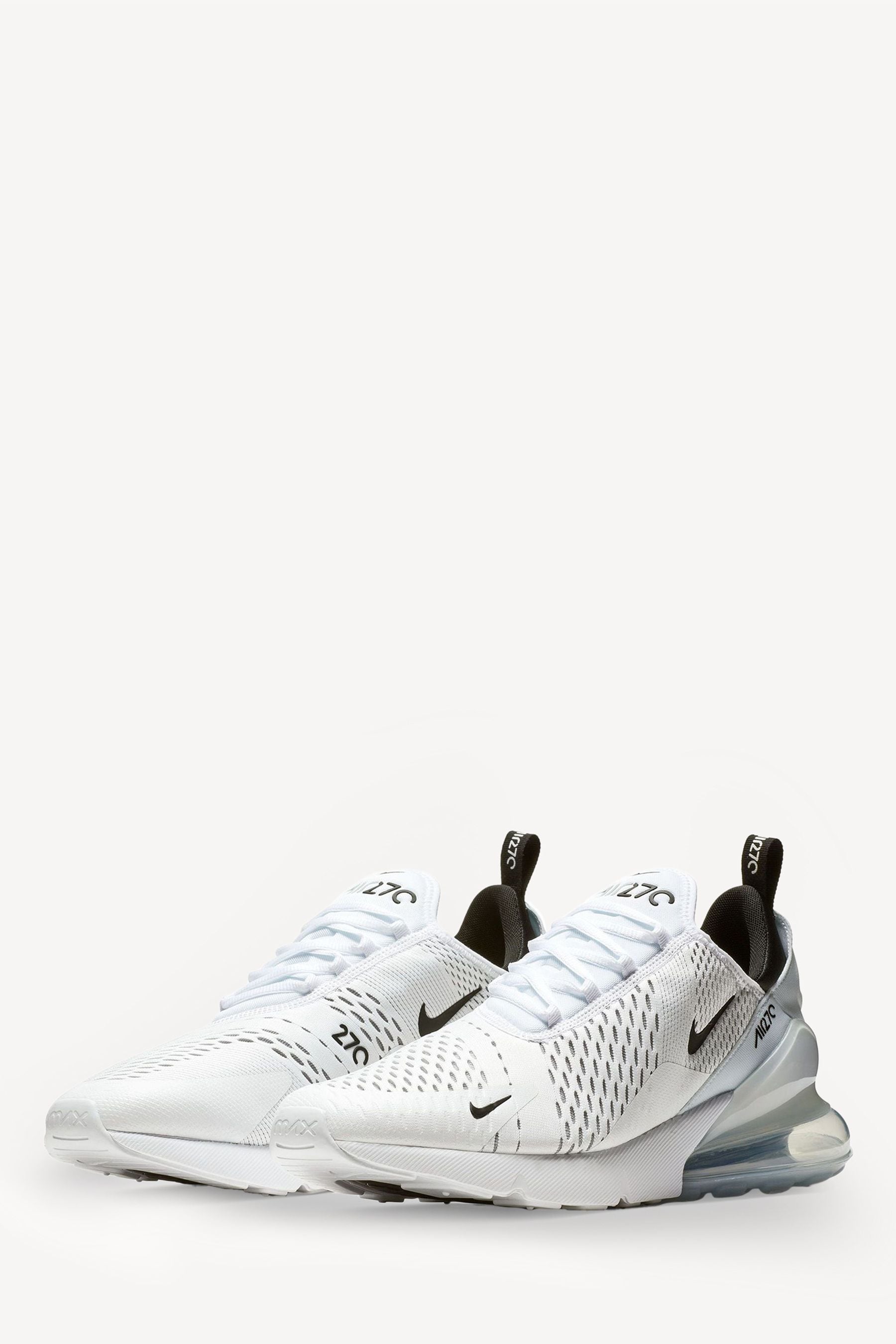 Buy Nike White Air Max 270 Trainers from Next Luxembourg