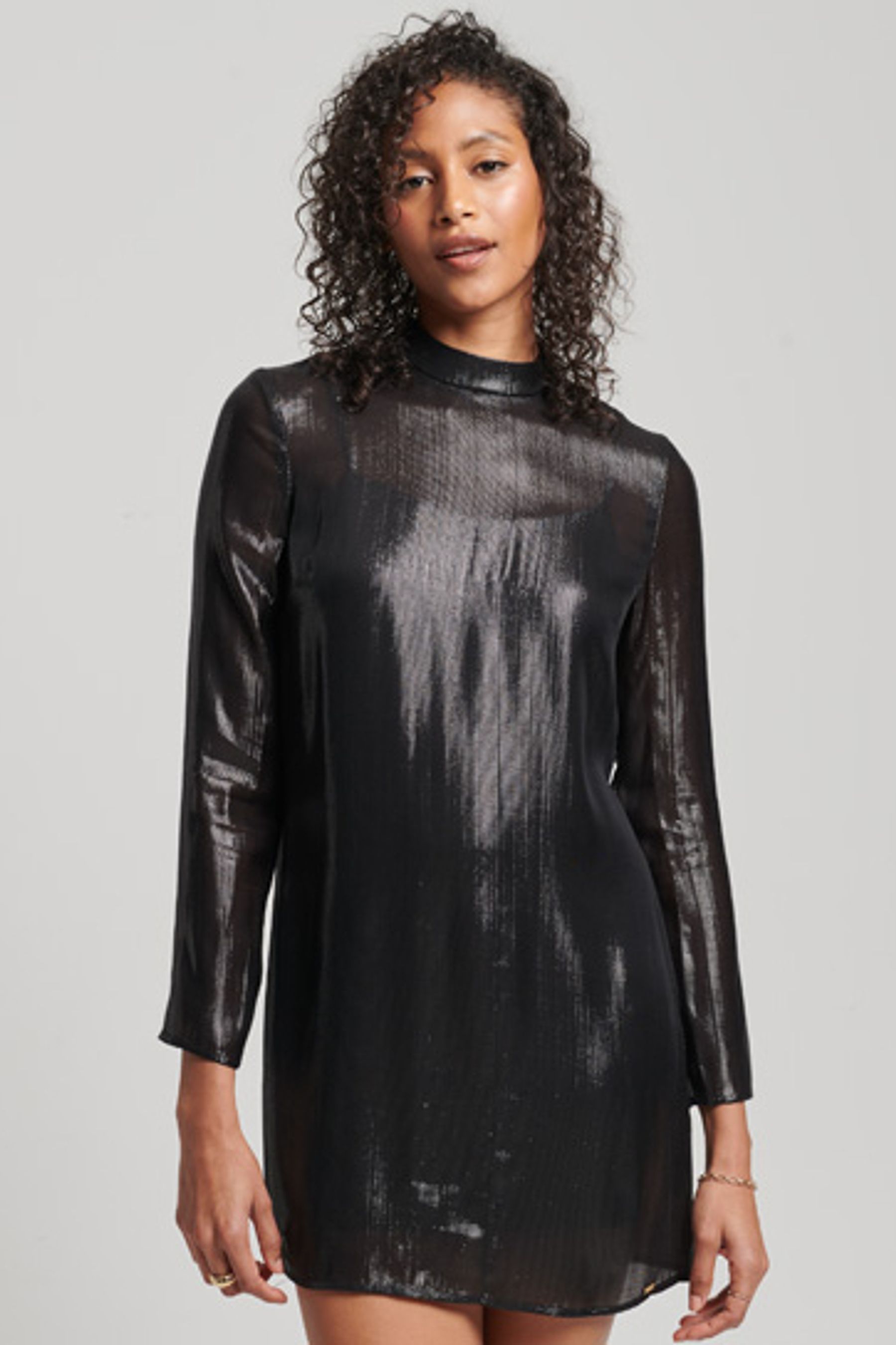 Buy Superdry Black Studios Sparkle Dress from Next Luxembourg