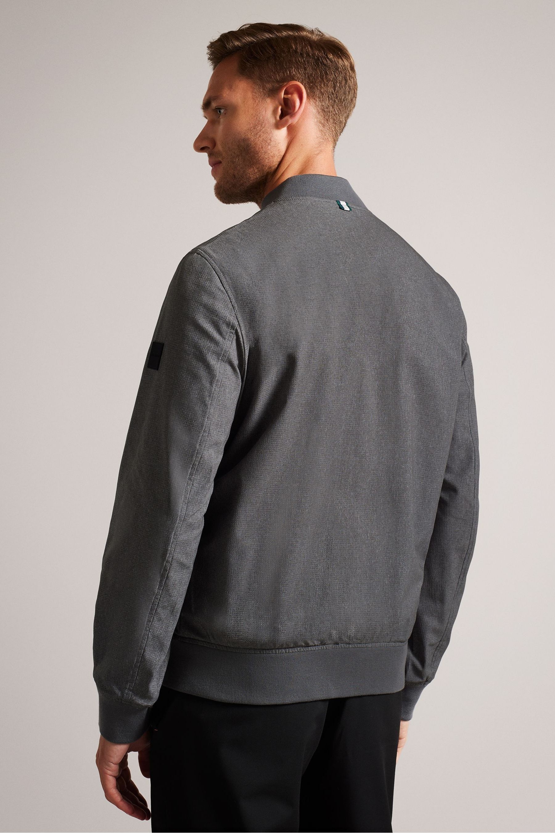 Buy Ted Baker Grey Elmhurst Technical Stretch Bomber Jacket from Next Lithuania