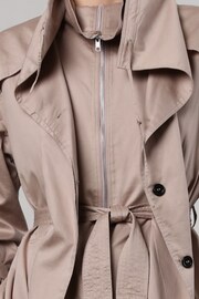 Religion Natural Lightweight Waterfall Cotton Charisma Trench Coat - Image 6 of 7