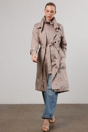 Religion Natural Lightweight Waterfall Cotton Charisma Trench Coat - Image 7 of 7