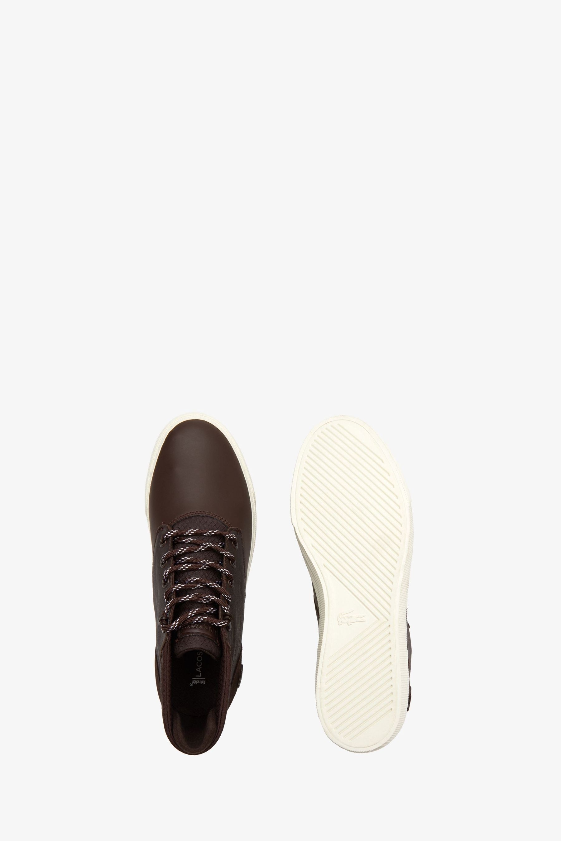Lacoste black & white esparre chukka trainers on sale