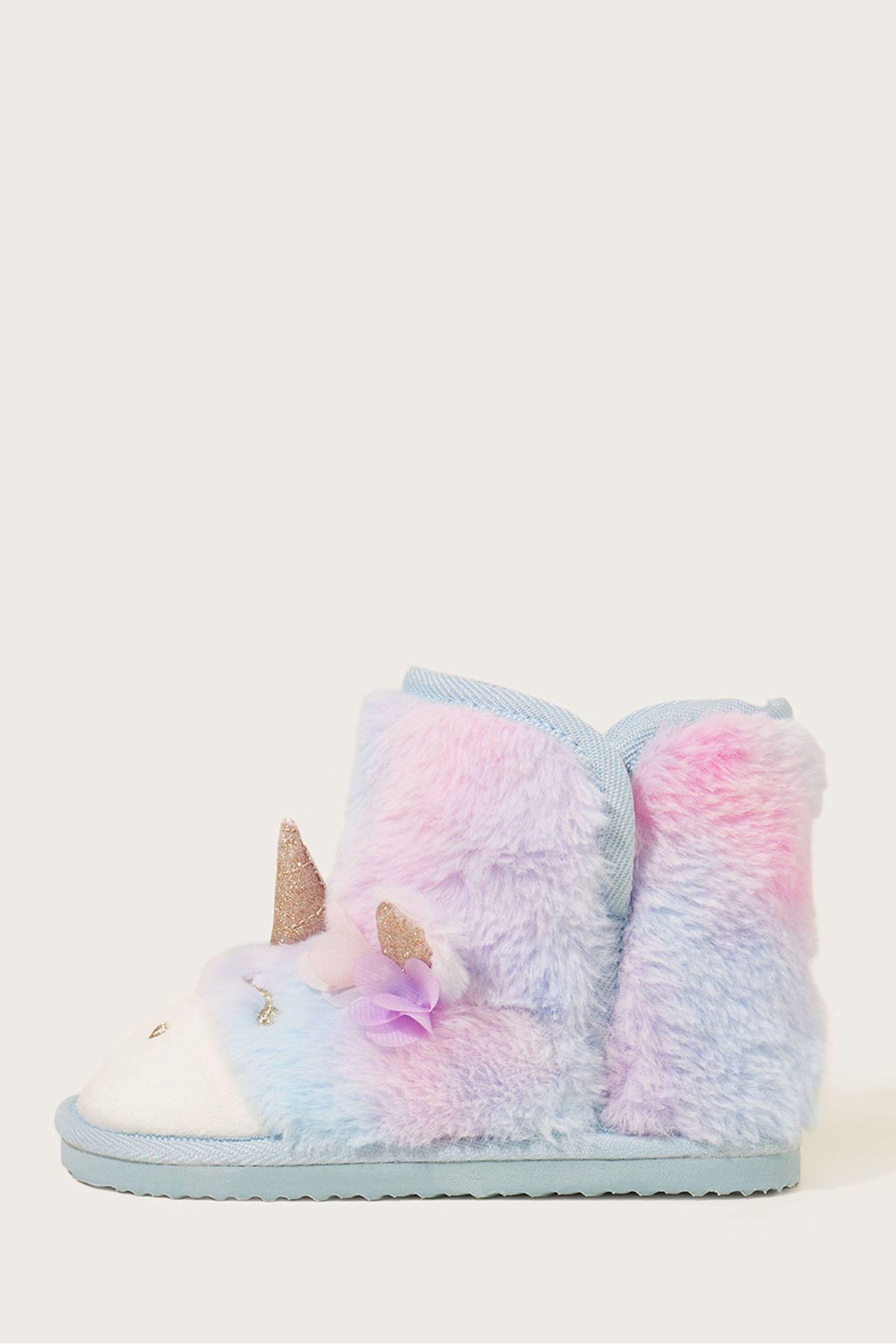 Unicorn slipper boots top
